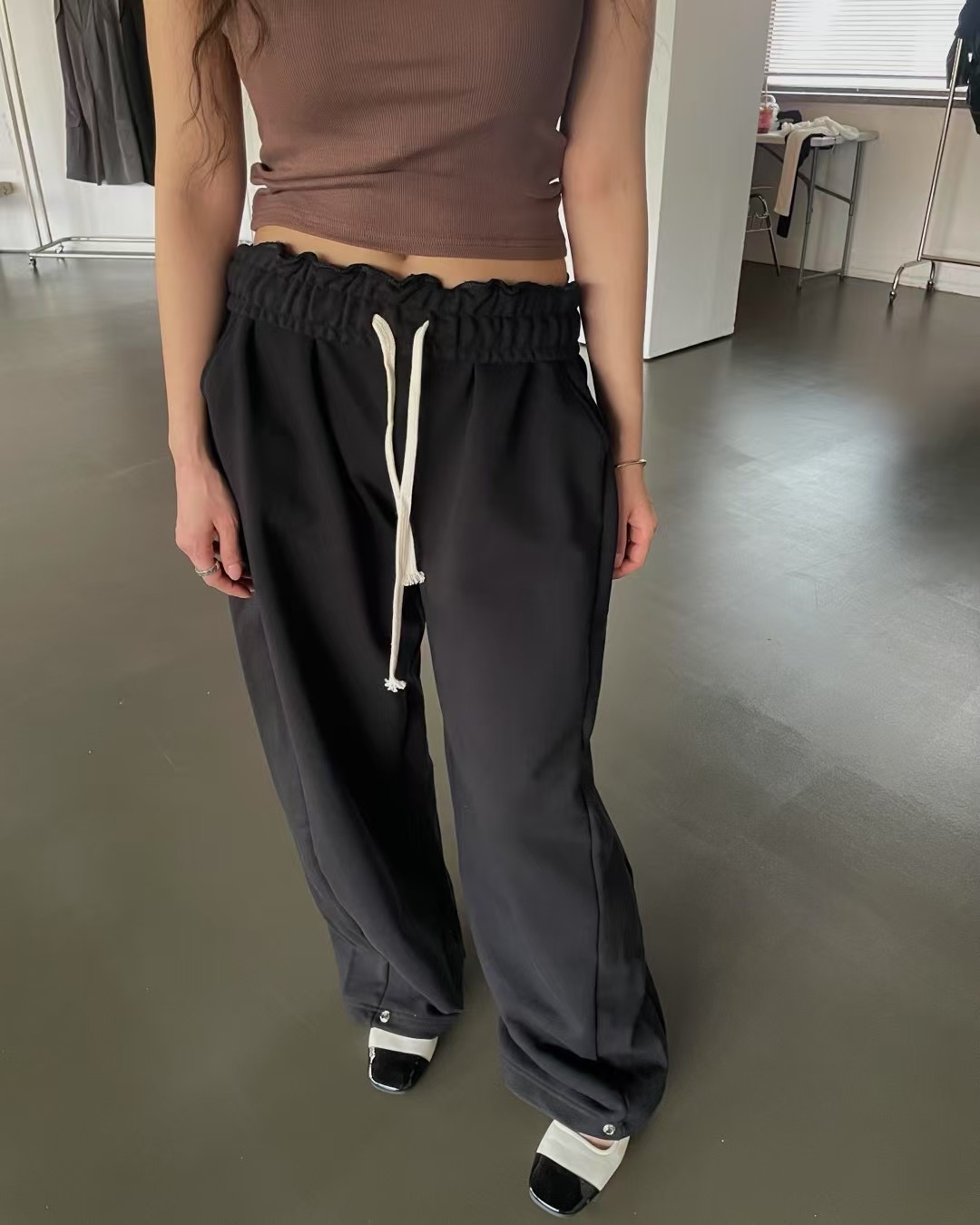 JAD直郵韓國代購㊣女裝新款熱賣職業休閑推薦時尚人氣休閑褲A.SOLE休閑褲圖色1