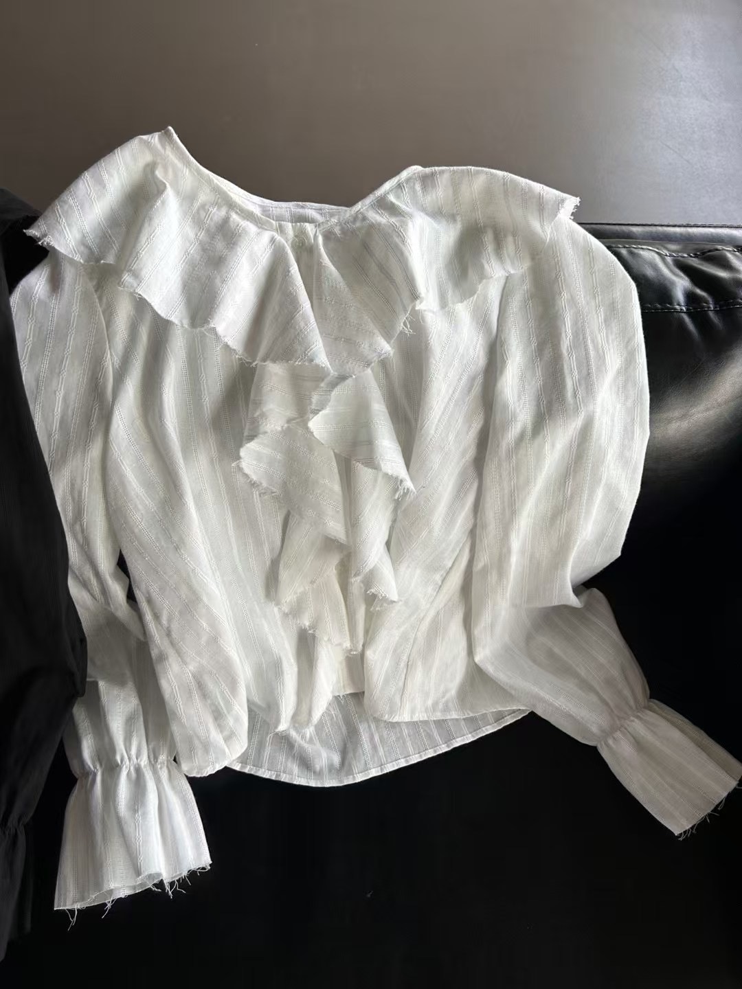 JAD韓國㊣直郵東大門代購女裝新品熱賣時尚推薦人氣襯衫蕾絲衫A.SOLE襯衫/蕾絲衫