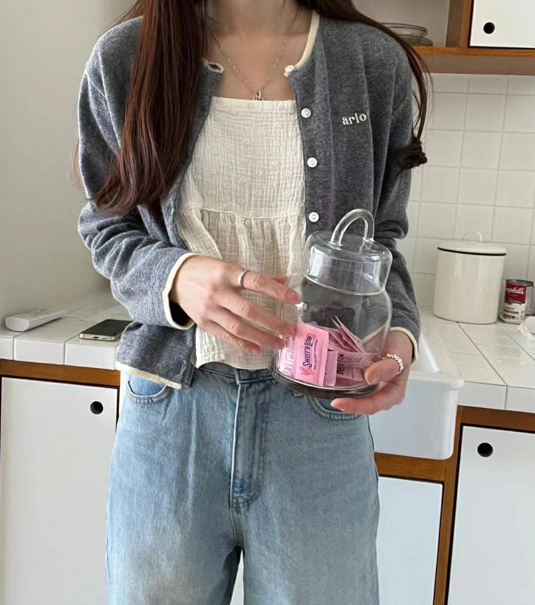 BUTTERING韓國㊣直郵東大門代購女裝新品時尚25春夏休閑針織衫ARLOW針織衫