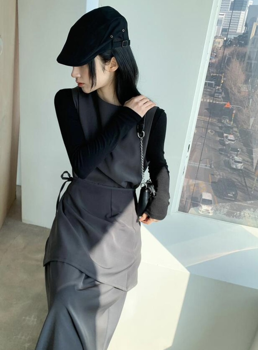 BONHEUR韓國直郵㊣東大門實拍女裝新款25春夏人氣休閑套裝長款BONHEUR-2件起套裝