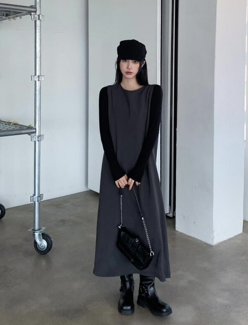 BONHEUR韓國直郵㊣東大門實拍女裝新款25春夏人氣休閑套裝長款BONHEUR-2件起套裝