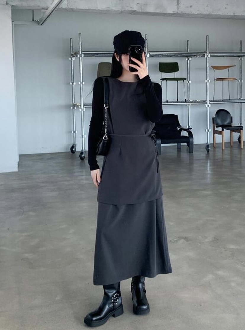 BONHEUR韓國直郵㊣東大門實拍女裝新款25春夏人氣休閑套裝長款BONHEUR-2件起套裝