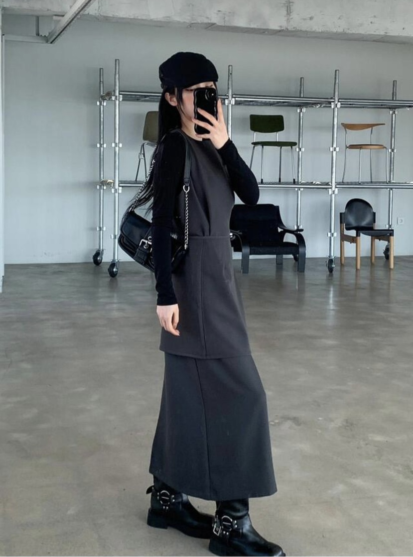 BONHEUR韓國直郵㊣東大門實拍女裝新款25春夏人氣休閑套裝長款BONHEUR-2件起套裝