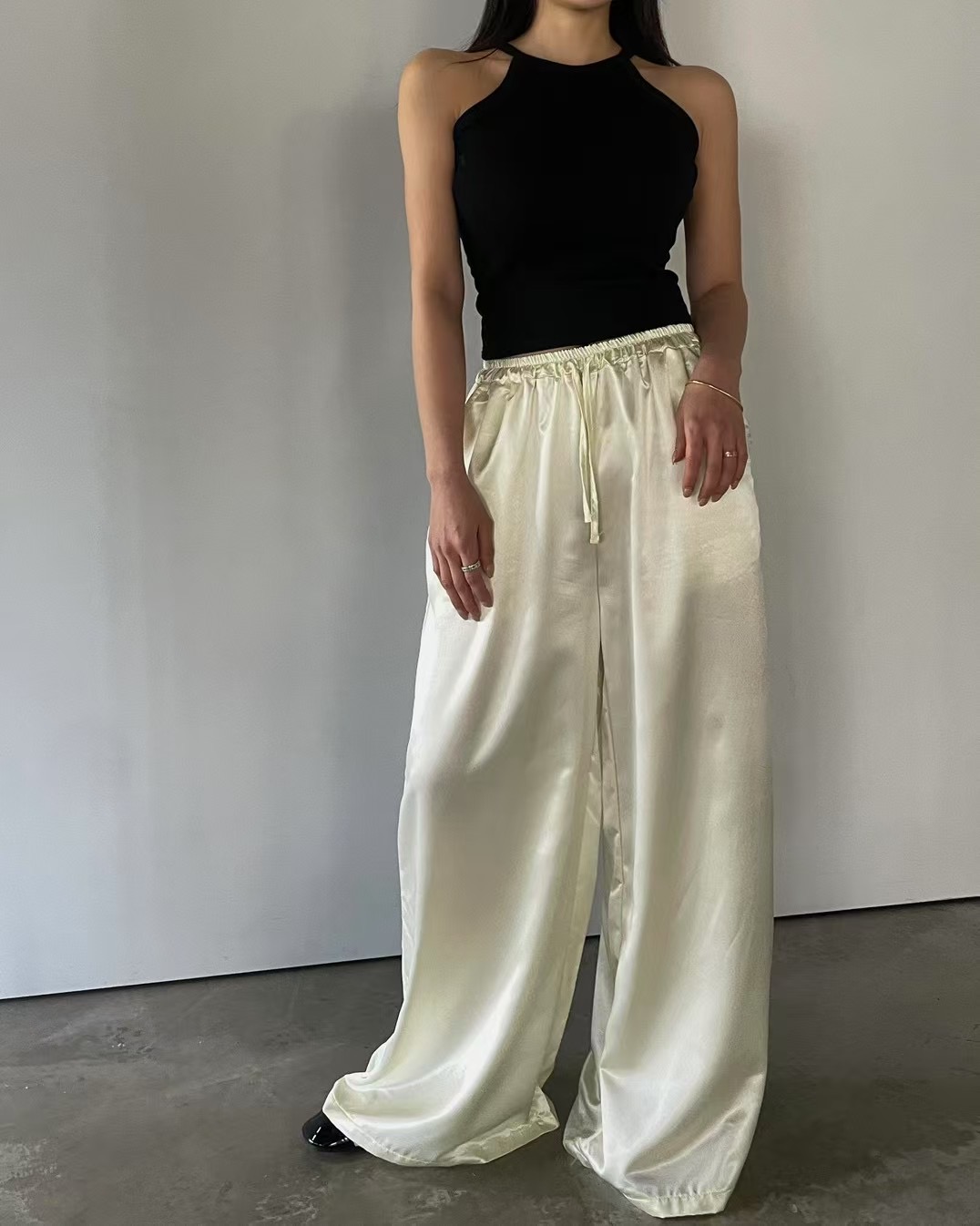 JAD韓國㊣直郵東大門代購女裝新品休閑熱賣職業時尚25春夏休閑褲A.SOLE休閑褲