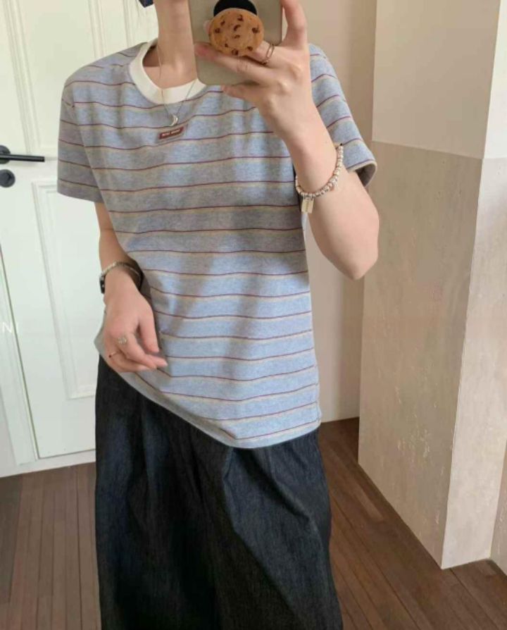 BELLINO293韓國直郵㊣東大門實拍女裝新品休閑人氣職業時尚T恤BOBBIE DOLLT恤
