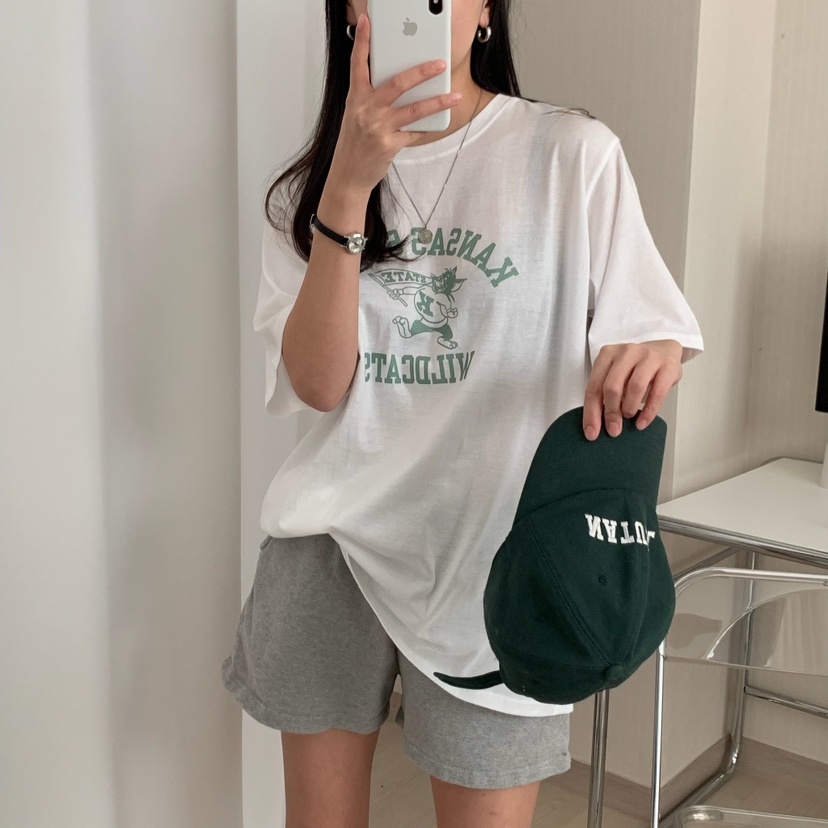 HELLO JINI韓國直郵㊣東大門實拍女裝新品職業休閑熱賣T恤HELLO JINIT恤