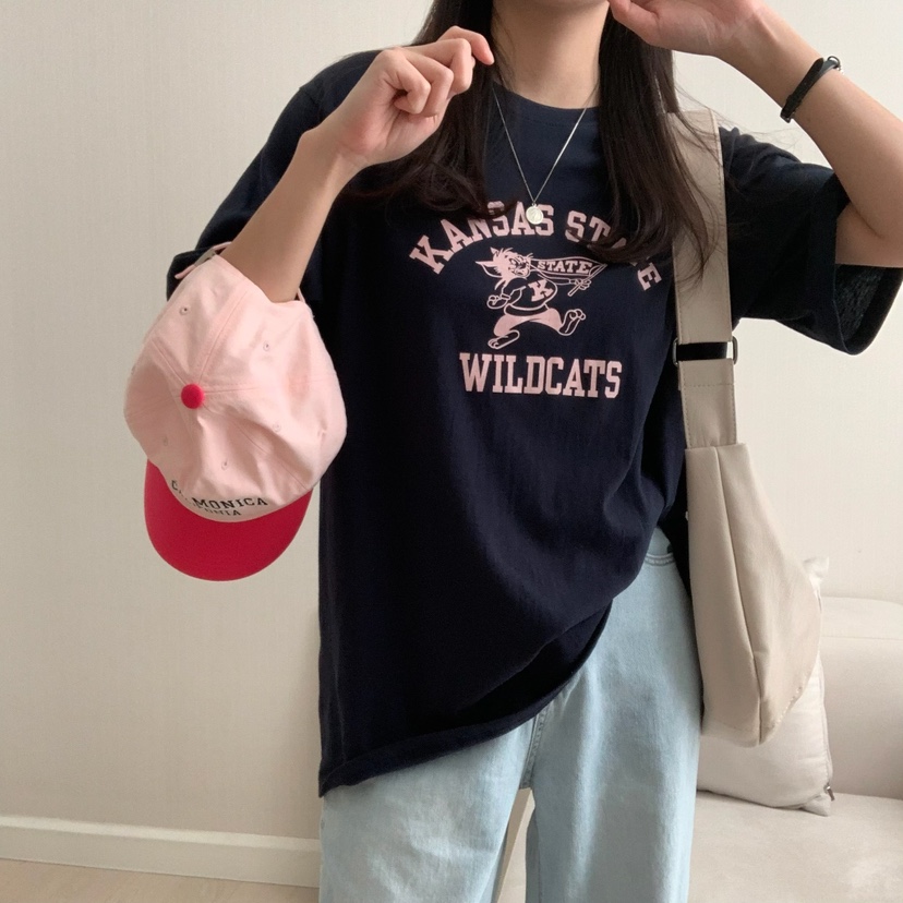 HELLO JINI韓國直郵㊣東大門實拍女裝新品職業休閑熱賣T恤HELLO JINIT恤