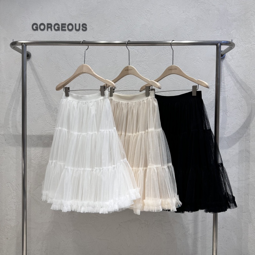 GORGEOUS韓國㊣直郵東大門代購女裝新款25春夏半身裙中短裙GORGEOUS半身裙/中短裙
