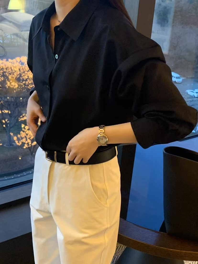 TAF韓國㊣直郵東大門代購女裝新品時尚熱賣推薦職業襯衫蕾絲衫TAF襯衫/蕾絲衫