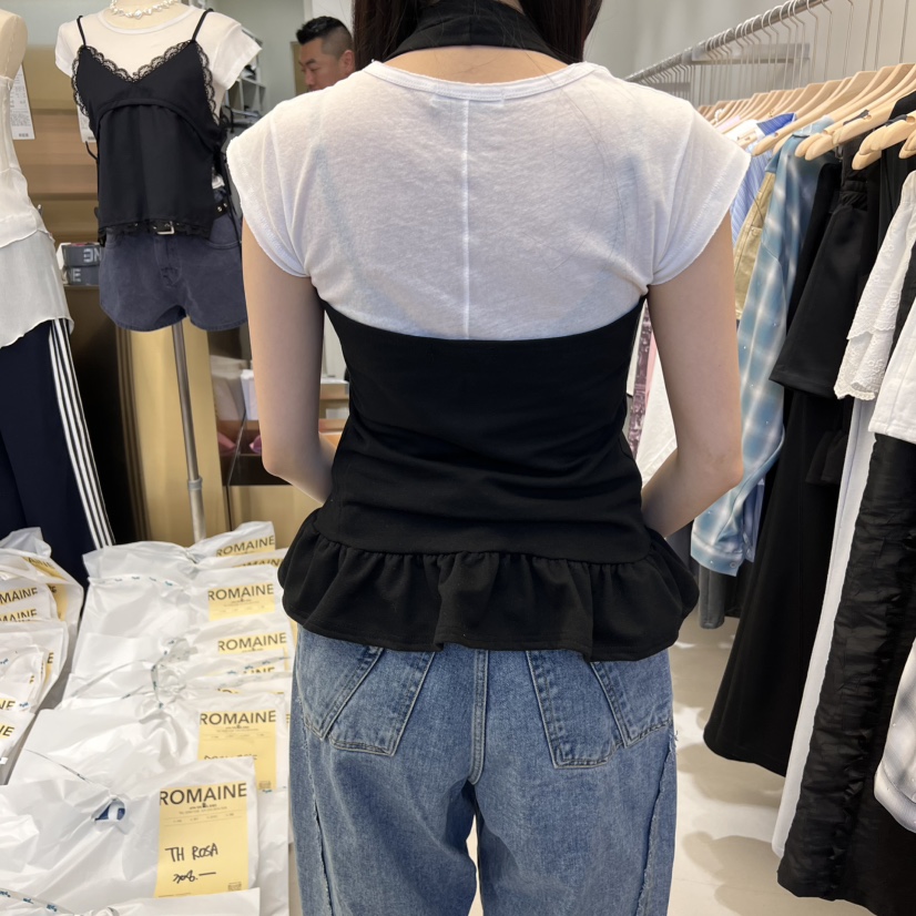 ROMAINE韓國㊣直郵東大門代購女裝新款推薦吊帶背心不含內搭ROMAINE吊帶/背心