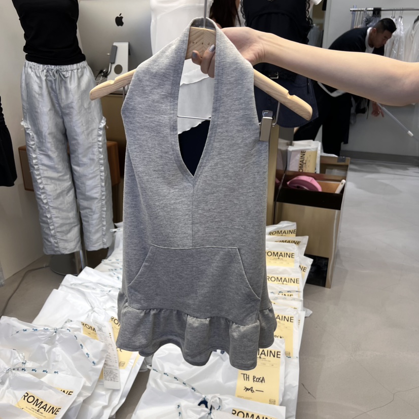 ROMAINE韓國㊣直郵東大門代購女裝新款推薦吊帶背心不含內搭ROMAINE吊帶/背心圖色1