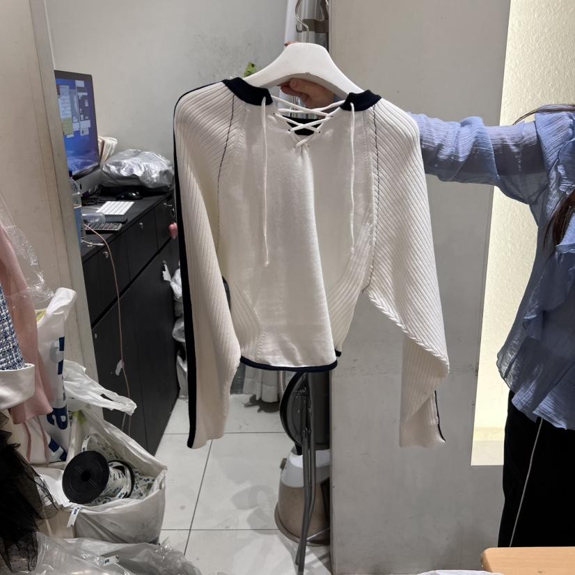 TYCHE韓國直郵㊣東大門實拍女裝新品熱賣人氣職業休閑針織衫TYCHE針織衫