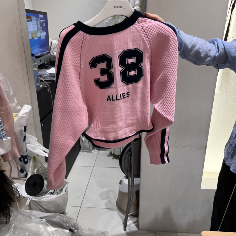 TYCHE韓國直郵㊣東大門實拍女裝新品熱賣人氣職業休閑針織衫TYCHE針織衫圖色2