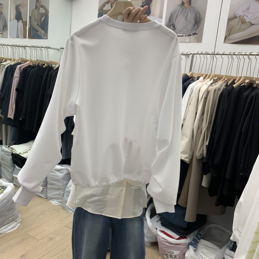 MOI-A韓國㊣直郵東大門代購女裝新品推薦職業人氣時尚衛衣MOI-A衛衣
