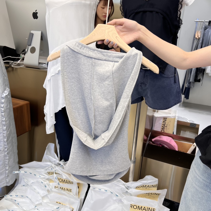 ROMAINE韓國直郵㊣東大門實拍女裝新款職業人氣時尚吊帶背心ROMAINE吊帶/背心