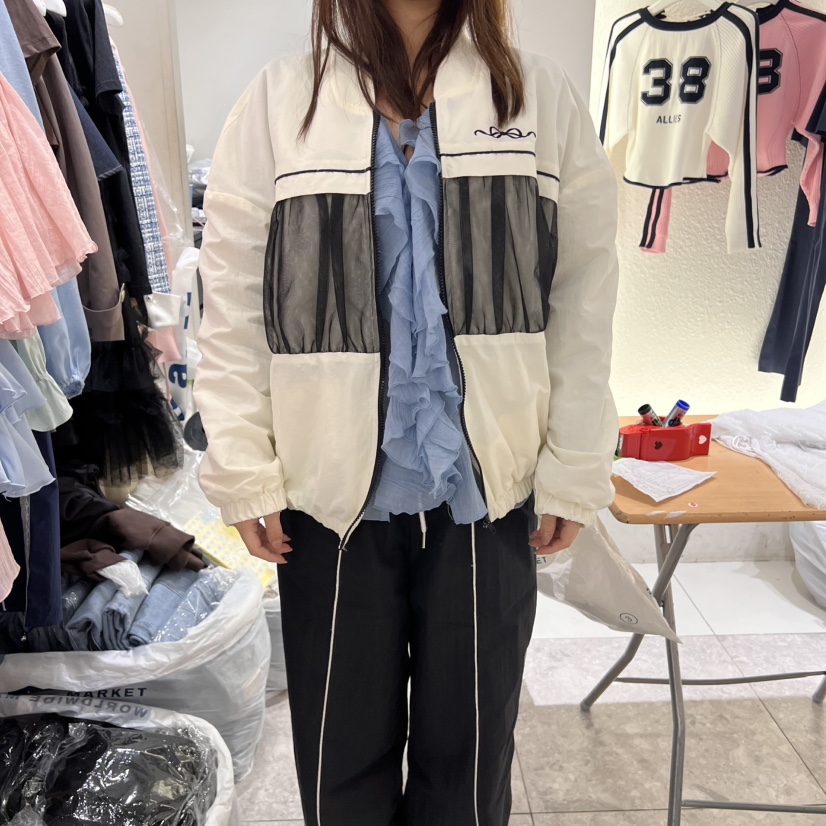 TYCHE韓國直郵㊣女裝新品職業熱賣時尚人氣休閑25春夏推薦夾克TYCHE夾克圖色2