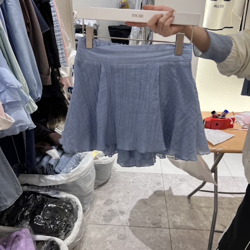 TYCHE韓國㊣直郵東大門代購女裝新款熱賣職業推薦休閑人氣短裙TYCHE短裙圖色2