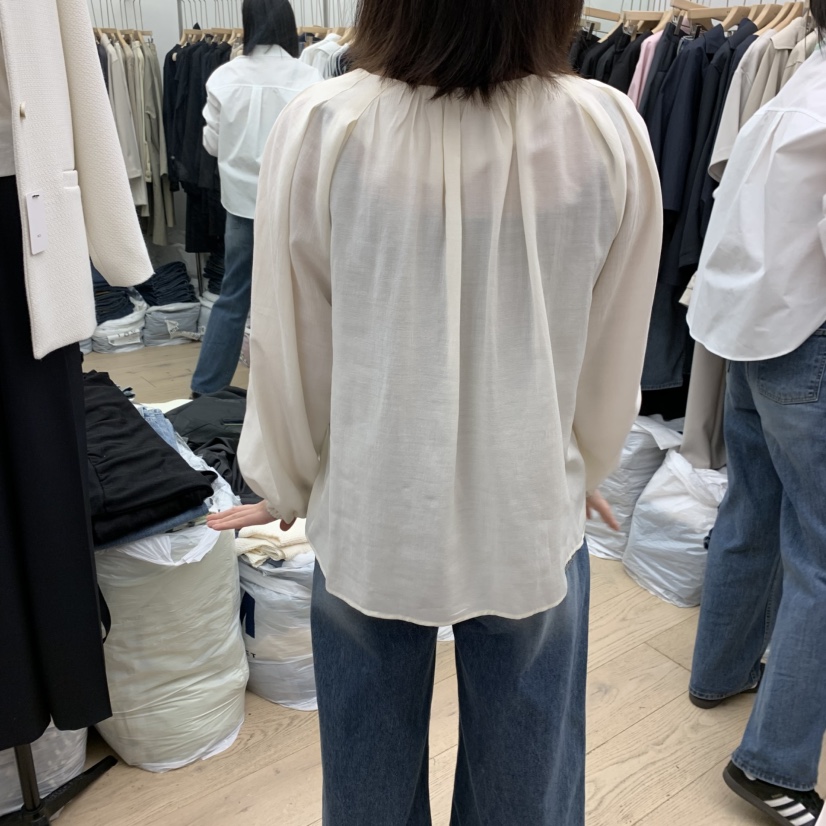 MOI-A韓國直郵㊣女裝新品25春夏職業人氣推薦熱賣襯衫蕾絲衫MOI-A襯衫/蕾絲衫