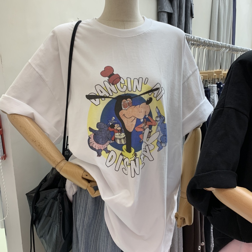 BREEZE韓國㊣直郵東大門代購女裝新品職業25春夏人氣推薦T恤BREEZET恤圖色2