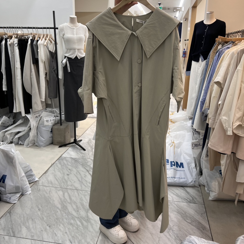 AFTERGLOW韓國直郵㊣東大門實拍女裝新品25春夏熱賣職業連衣裙AFTERGLOW連衣裙