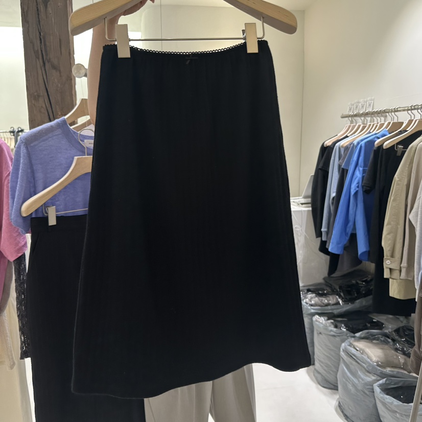 AVECNOUS直郵韓國代購㊣女裝新品推薦熱賣職業25春夏時尚長裙AVECNOUS長裙圖色2