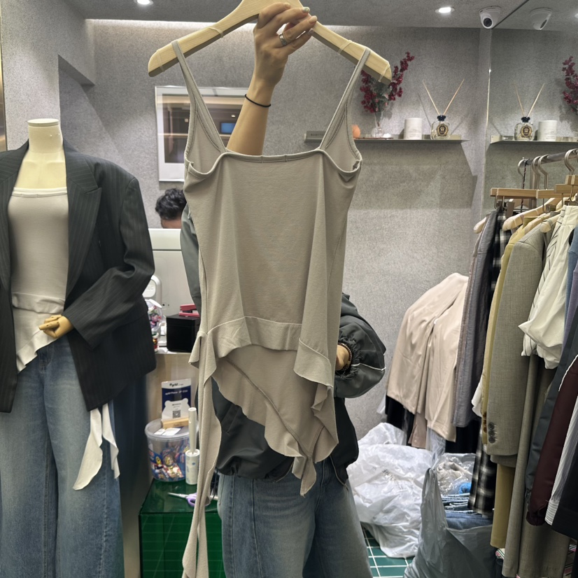 BABYTOUCH直郵韓國代購㊣女裝新品熱賣時尚休閑25春夏吊帶背心BABYTOUCH吊帶/背心