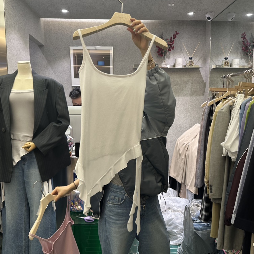 BABYTOUCH直郵韓國代購㊣女裝新品熱賣時尚休閑25春夏吊帶背心BABYTOUCH吊帶/背心圖色2