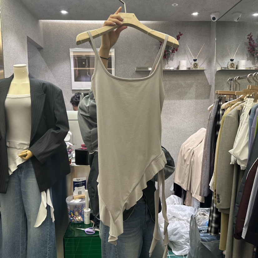 BABYTOUCH直郵韓國代購㊣女裝新品熱賣時尚休閑25春夏吊帶背心BABYTOUCH吊帶/背心圖色3