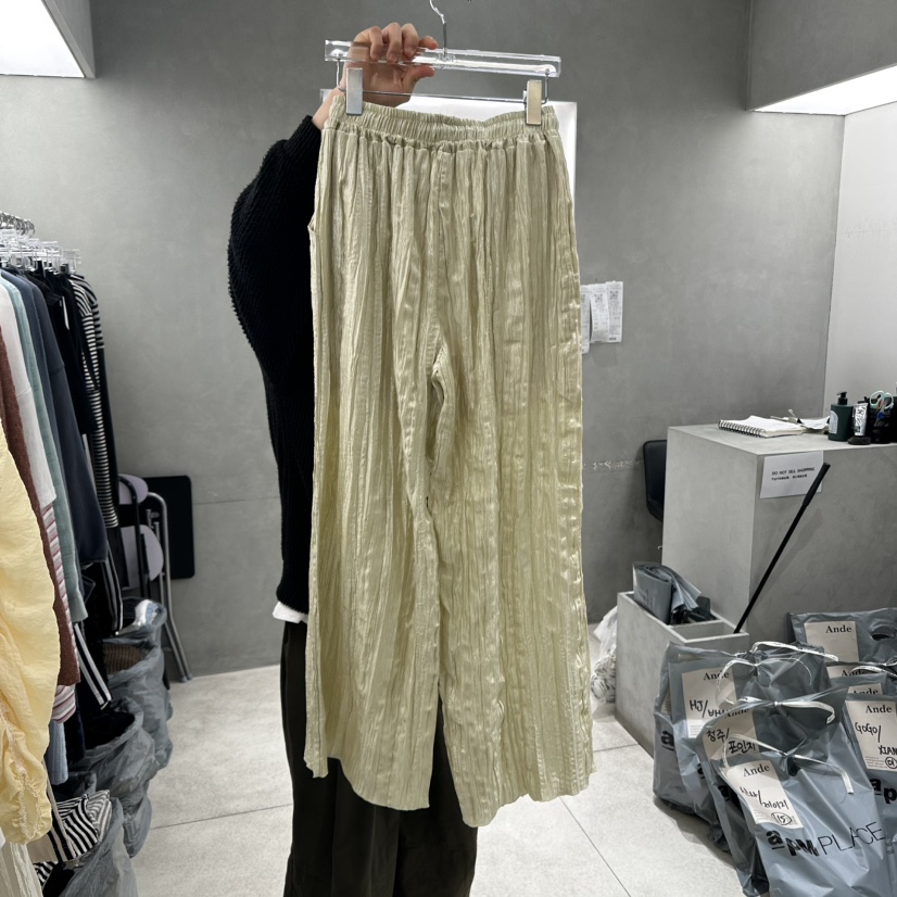 ANDE韓國㊣直郵東大門代購女裝新品職業熱賣推薦時尚休閑褲ANDE休閑褲