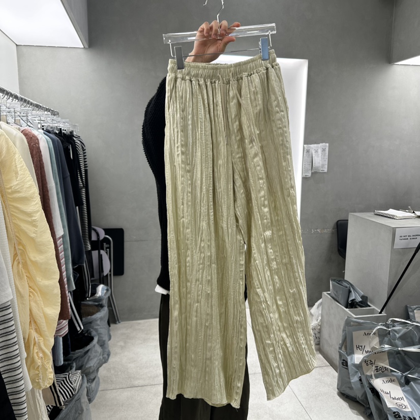 ANDE韓國㊣直郵東大門代購女裝新品職業熱賣推薦時尚休閑褲ANDE休閑褲