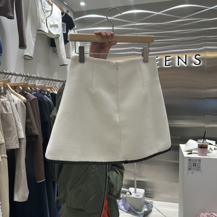 BEENS韓國直郵㊣東大門實拍女裝新品人氣休閑職業熱賣推薦短裙BEENS短裙