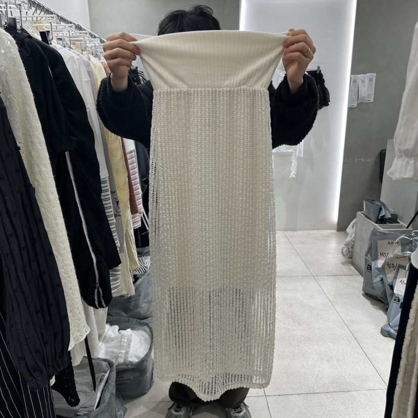 ANDE直郵韓國代購㊣女裝新款職業人氣推薦休閑熱賣25春夏長裙ANDE長裙