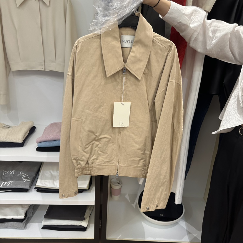 MUYBIEN東大門實拍女士新款休閑人氣推薦職業真品熱賣時尚夾克MUYBIEN夾克圖色3
