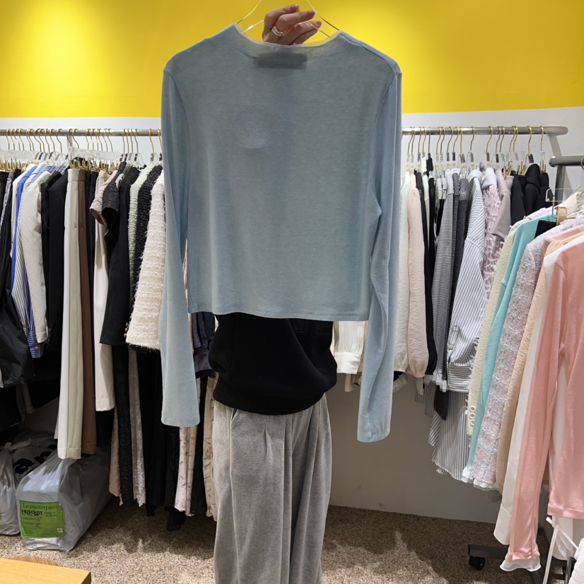LE MASTERPLACE直郵韓國代購㊣女裝新品25春夏針織衫歐根紗Le masterpiece針織衫