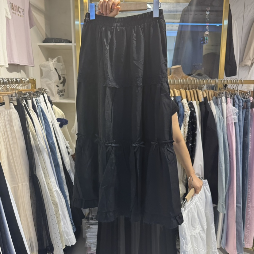 COCO HOLIC韓國直郵㊣東大門實拍女裝新款25春夏半身裙中短裙COCO HOLIC半身裙/中短裙圖色2