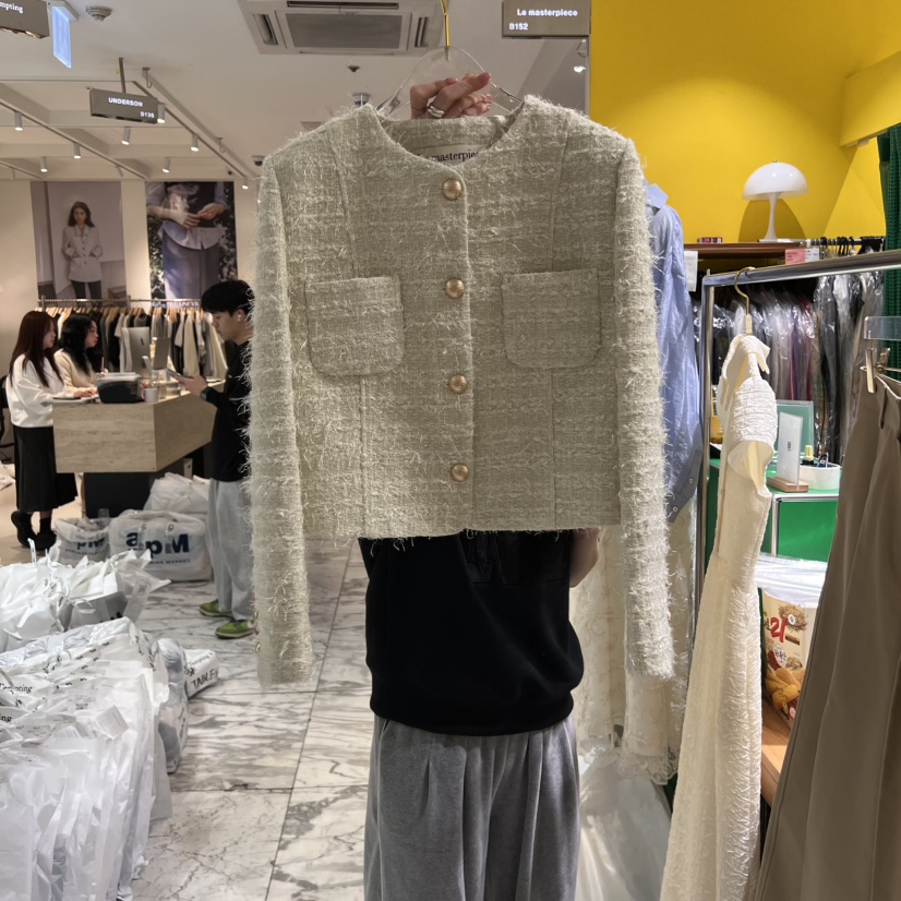 LE MASTERPLACE直郵韓國代購㊣女裝新款休閑25春夏推薦夾克Le masterpiece夾克圖色2