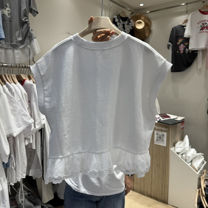 UNDERSTAR_VINTAGE韓國直郵㊣女裝新款休閑25春夏人氣時尚T恤UNDERSTAR_VINTAGET恤