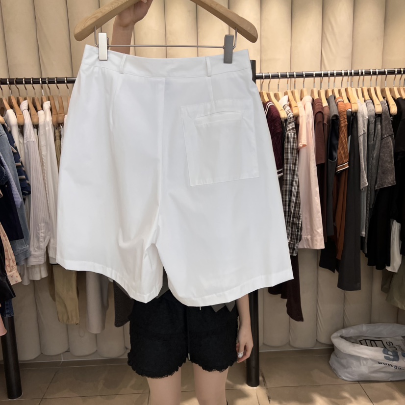 OUS/INCH-L韓國直郵㊣東大門實拍女裝新品職業時尚25春夏短褲OUS/INCH短褲