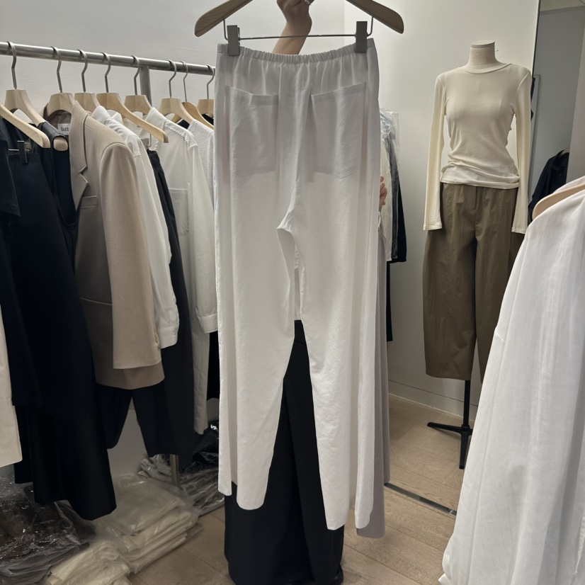 HAUTTE-P韓國㊣直郵東大門代購女裝新品人氣休閑休閑褲亞麻HAUTTE休閑褲