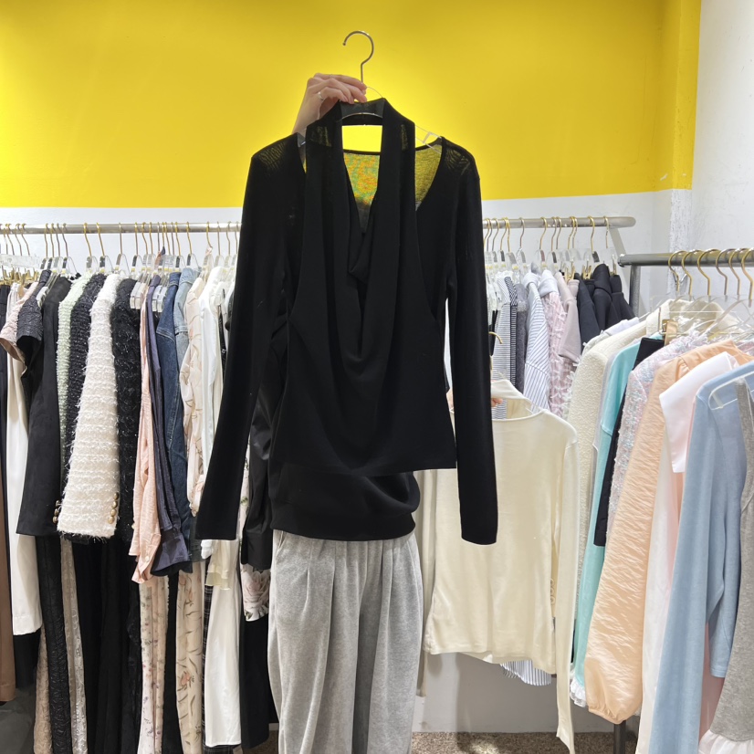 LE MASTERPLACE直郵韓國代購㊣女裝新品時尚25春夏長袖T恤Le masterpiece長袖T恤圖色2