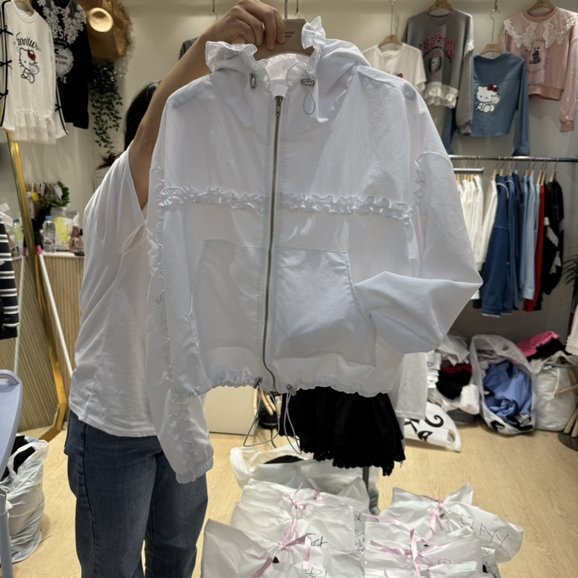 UNDERSTAR_VINTAGE韓國㊣直郵東大門代購女裝新款25春夏夾克UNDERSTAR_VINTAGE夾克圖色2