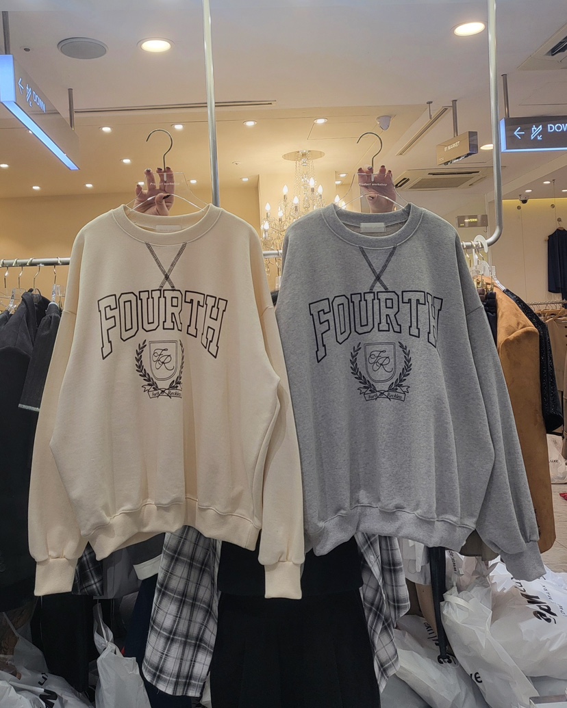 WORK SHOP韓國㊣直郵東大門代購女裝新品時尚休閑職業衛衣Work_shop衛衣