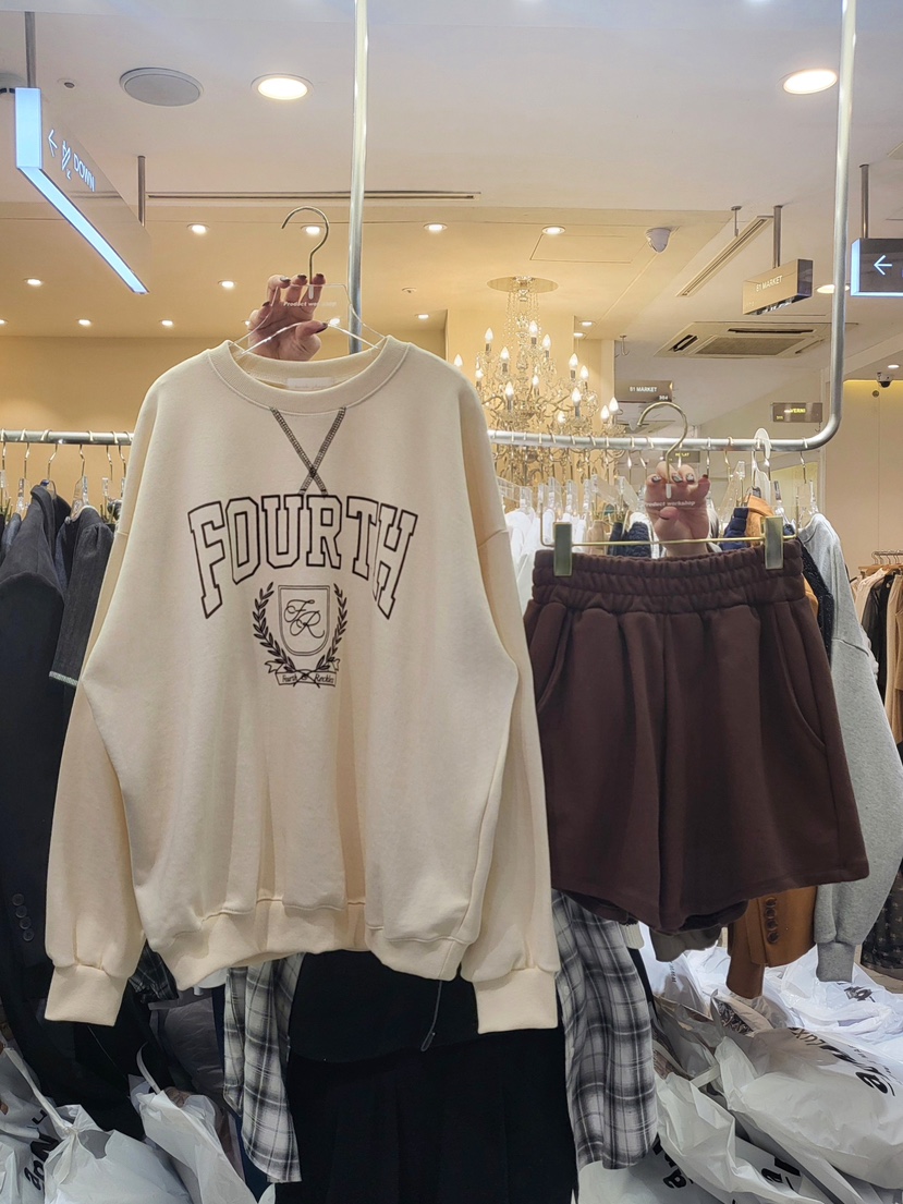 WORK SHOP韓國㊣直郵東大門代購女裝新品時尚休閑職業衛衣Work_shop衛衣