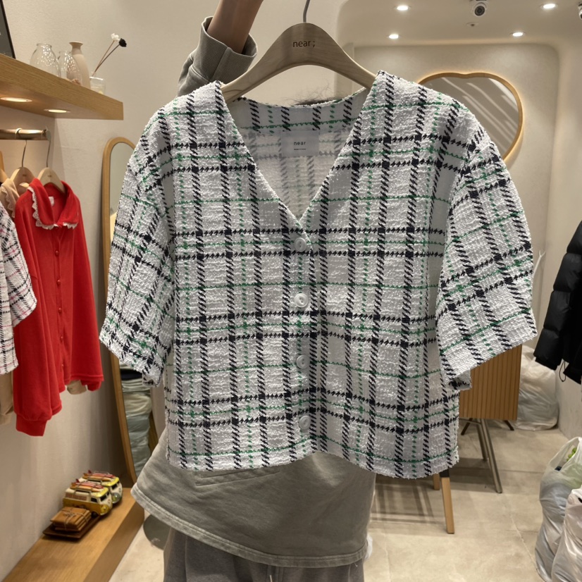 NEAR韓國直郵㊣東大門實拍女裝新品時尚熱賣職業襯衫蕾絲衫NEAR襯衫/蕾絲衫圖色2