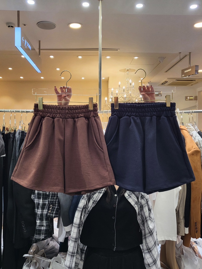 WORK SHOP直郵韓國代購㊣女裝新款25春夏職業推薦休閑短褲Work_shop短褲