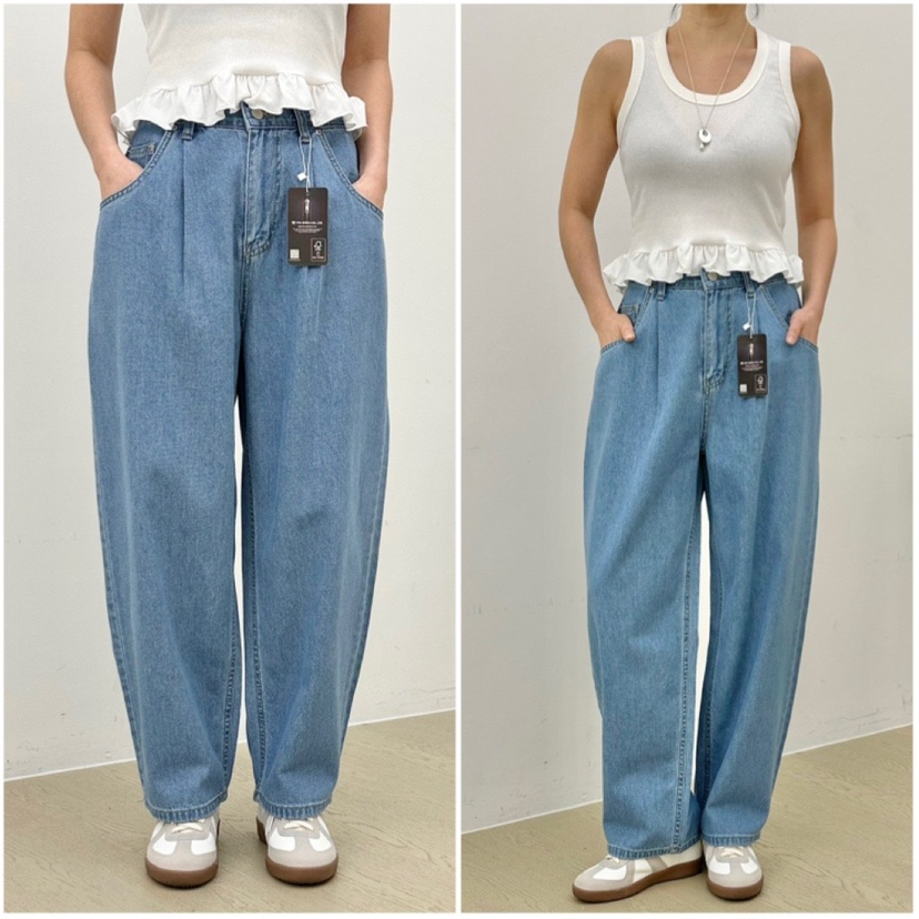 BUT直郵韓國代購㊣女裝新品職業人氣時尚休閑25春夏推薦牛仔褲button牛仔褲