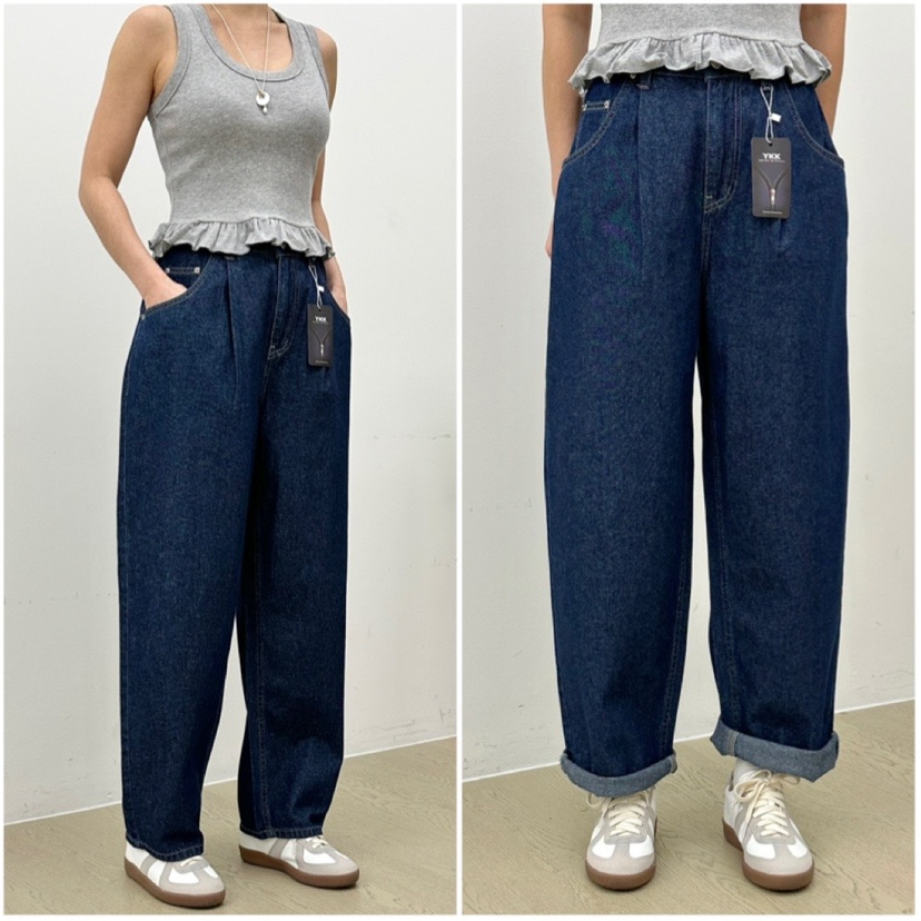 BUT直郵韓國代購㊣女裝新品職業人氣時尚休閑25春夏推薦牛仔褲button牛仔褲