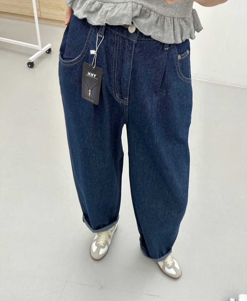 BUT直郵韓國代購㊣女裝新品職業人氣時尚休閑25春夏推薦牛仔褲button牛仔褲