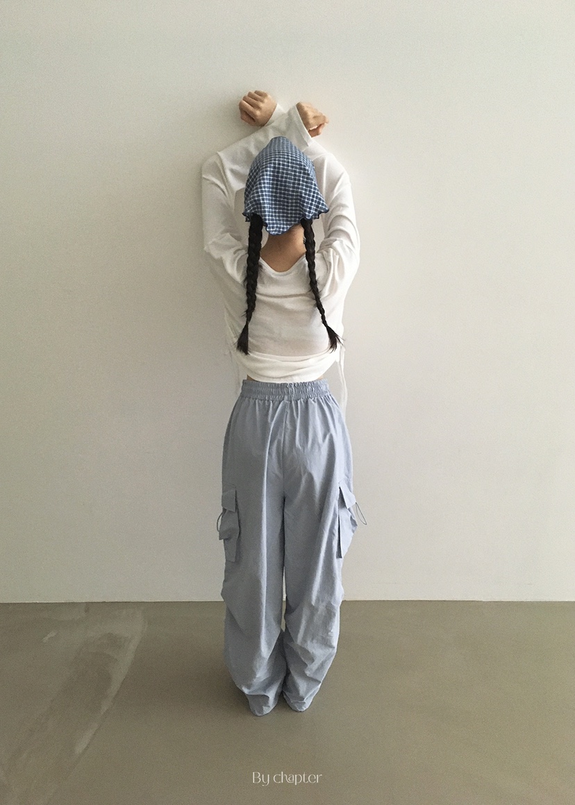 BY CHAPTER韓國直郵㊣東大門實拍女裝新款25春夏休閑長袖T恤Chapter長袖T恤