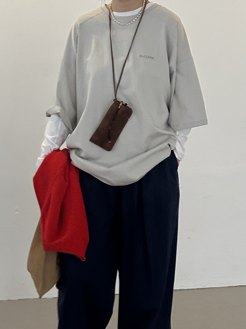 FAVE韓國直郵㊣女裝新款休閑25春夏人氣時尚職業熱賣長袖T恤FAVOURITE長袖T恤